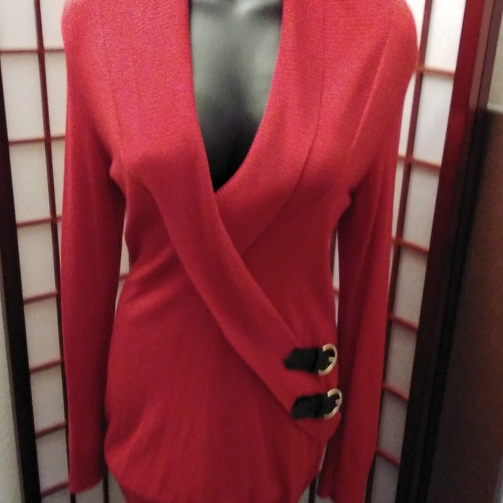 Brite Red Sweater/Dress